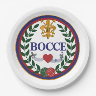 9" BOCCE PAPPTELLER