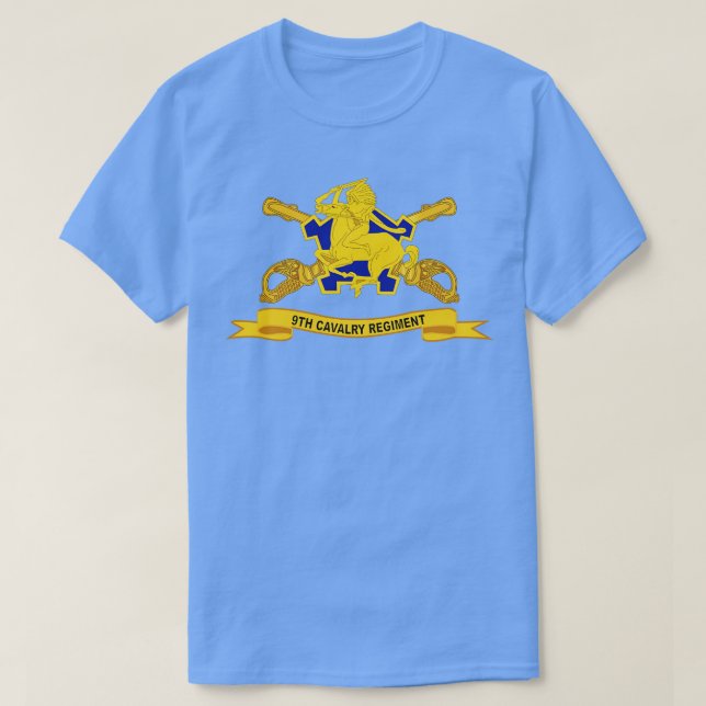 9. Cavalry Regiment w Br Ribbon T-Shirt (Design vorne)