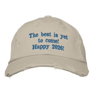 9. Das Beste kommt noch! Frohes 2026! Bestickte Baseballkappe