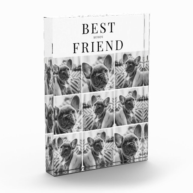 9 Foto Collage White Best Friend Foto Block (Links)