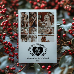 9 Foto Herz Erstes Weihnachten als Mr & Mrs