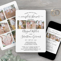 9 Foto Paare Brautparty Chic Moderne Schrift