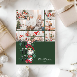 9 Foto Retro Weihnachtsmann & Freunde Weihnachten
