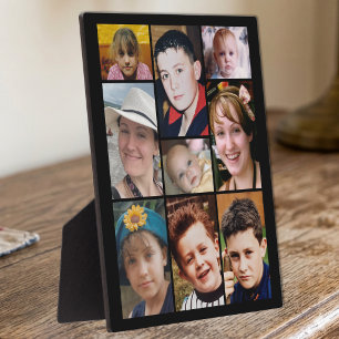 9-Foto-Schwarz-Display Fotoplatte