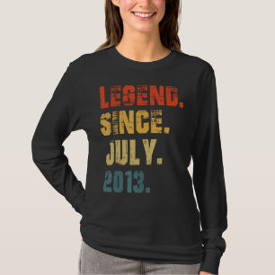 9. Geburtstag 9 Jahre alte Legende seit Juli 2013 T-Shirt