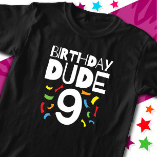 9. Geburtstag 9 Jahre Junge Party Geburtstag Typ 9 T-Shirt