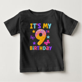 9. Geburtstag Baby T-shirt