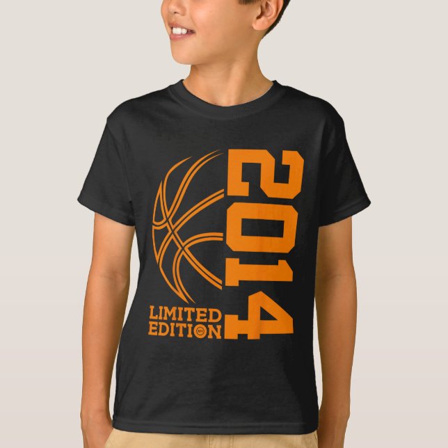 9. GEBURTSTAG BASKETBALL LIMITED EDITION 2014 T-Shirt (Vorderseite)
