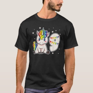 9. Geburtstag Einhorn 9 Jahre alter Party Regenbog T-Shirt