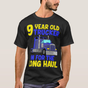 9. Geburtstag LKW Kids Truck Driver Boys T-Shirt