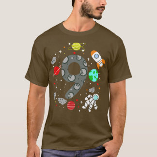 9. Geburtstagsraumastronaut T-Shirt