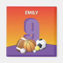 9. Geburtstagssportbälle