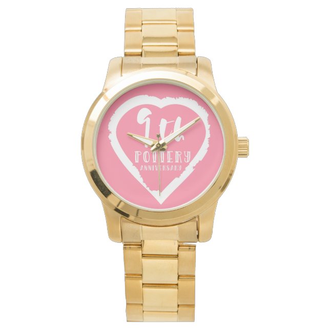 9. Hochzeitstag Armbanduhr (Vorderseite)