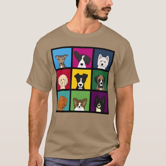 9 Hundegeschenkter T-Shirt (Vorderseite)