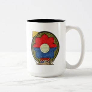 9. Infanterieabteilung Charlie Company Zweifarbige Tasse
