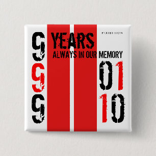 9 Jahre 911 Square Button 1