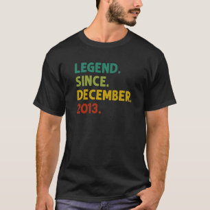 9 Jahre alte Legende seit Dezember 2013 9. Geburts T-Shirt