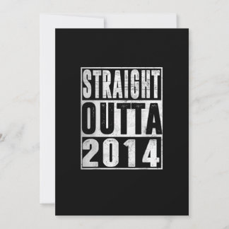 9 Jahre altes Geschenk direkt vor 2014 gemacht im  Einladung