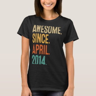 9 Jahre Vintag im April 2014 9. Geburtstag 1 T-Shirt