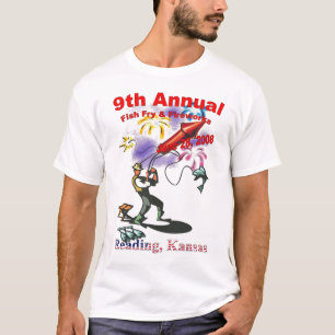 9. Jährliches Fischrogen u. Fireworks3 T-Shirt
