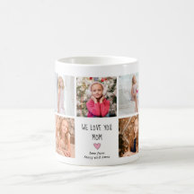 9 Kinder Foto Wir Liebe Mama Tasse