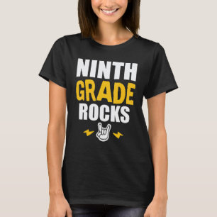 9. Klasse rockt Zurück zur Schule Musiklehrer-St T-Shirt