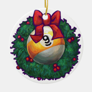 9 kugel Weihnachtsfest Keramikornament