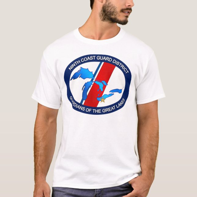 9. Küstenwache-Bezirk T-Shirt (Vorderseite)
