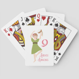 9 Ladys Dancing Spielkarten