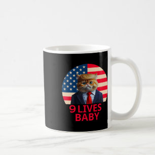 9 Lives Baby Cat Trump 2024 Gewinner des Sieges Tr Kaffeetasse