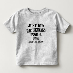 9 Monate drinnen Kleinkind T-shirt