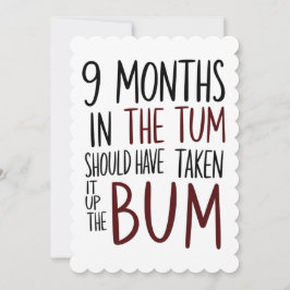 9 Monate in der Summe hätte es blass sonnig machen Einladung