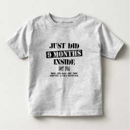 9 Months Inside Kleinkind T-shirt