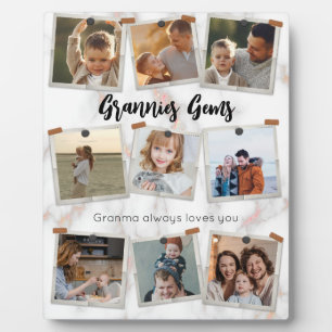 9 Neun Foto Moderne Elegante Collage Familie Liebe Fotoplatte
