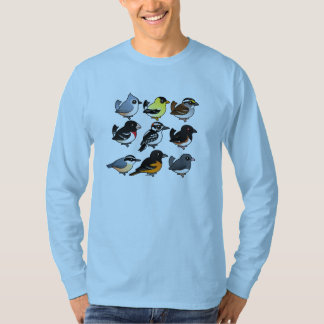 9 Nordost-USA-Hinterhof-Vögel T-Shirt