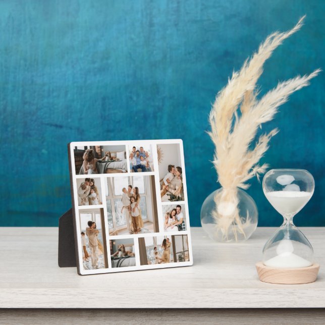 9 Photo Collage Modèle Personnaliser la plaque (Insitu)