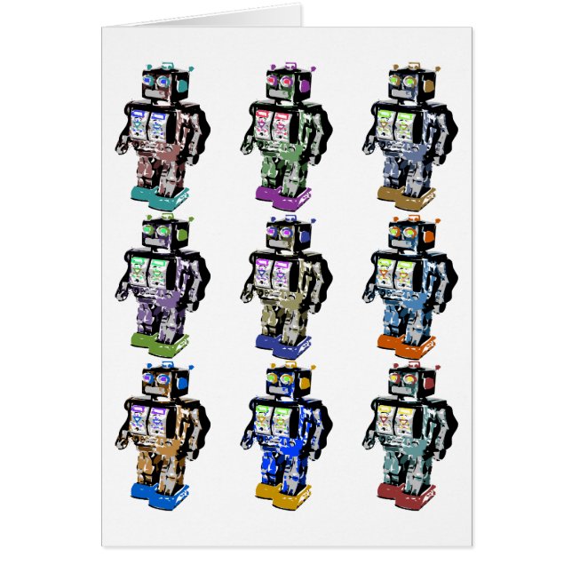 9 Roboter farbig (Vorne)