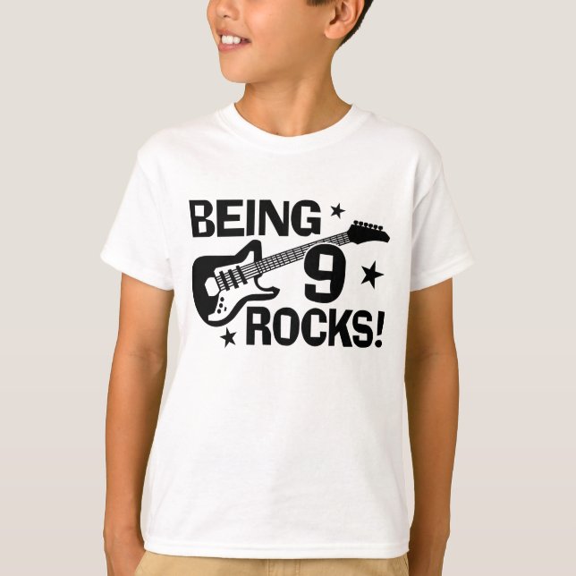 9 Rocks T-Shirt (Vorderseite)