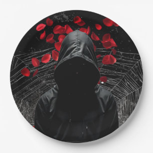 9" Round Paper Plate Haunting Adeline Zade Mea Pappteller