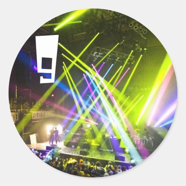 9 RUNDER AUFKLEBER (Vorderseite)