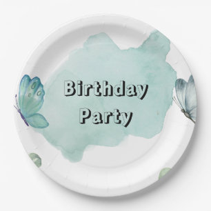 9" Rundpapierplatte Pappteller