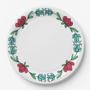 9" Rundpapierplatte Pappteller