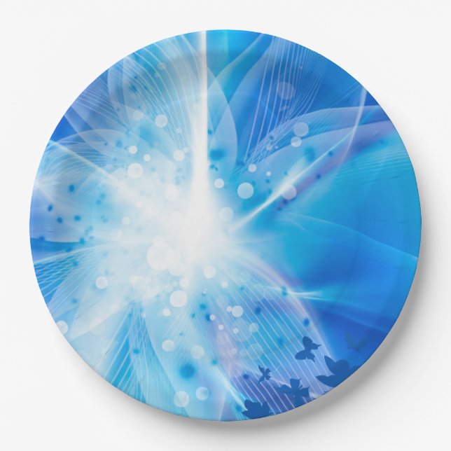 9" Rundpapierplatte Pappteller (Vorderseite)