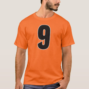 9 Schwarz/Weiß T-Shirt