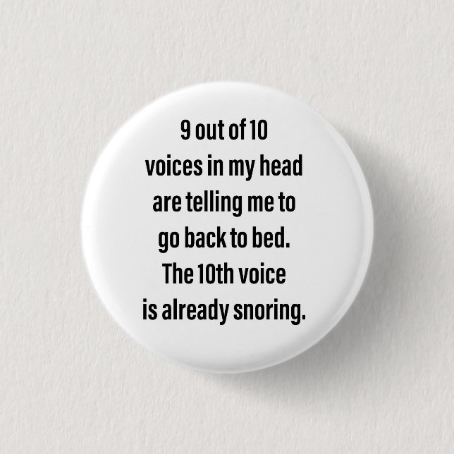 9 von 10 Button-Backed Voices Button (Vorderseite)