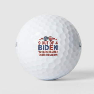 9 von 4 Biden-Wählern bedauern ihr Entscheidungsge Golfball