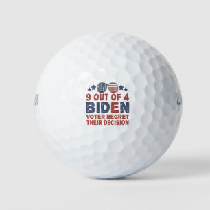 9 von 4 Biden-Wählern bedauern ihr Entscheidungsge Golfball