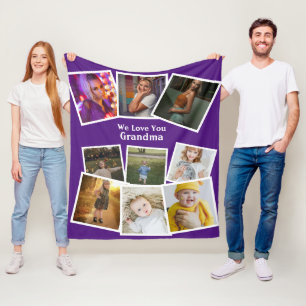9 Vorlage und Personalisierter Text Fleecedecke