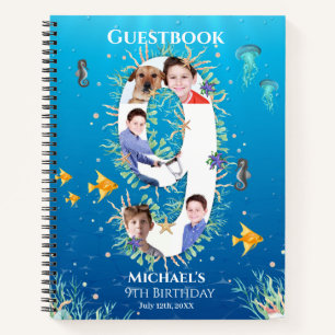 9e anniversaire Under the Sea Photo Livre d'or