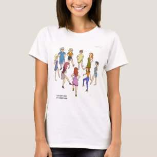 9ème Jour de T-shirt de Noël (neuf dames dansant